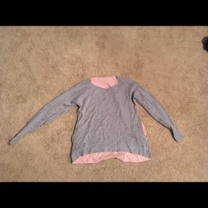Victoria secret long sleeve reversible sweater